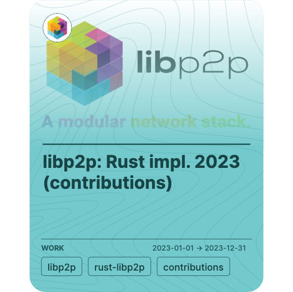 libp2p: Rust impl. 2023 (contributions)