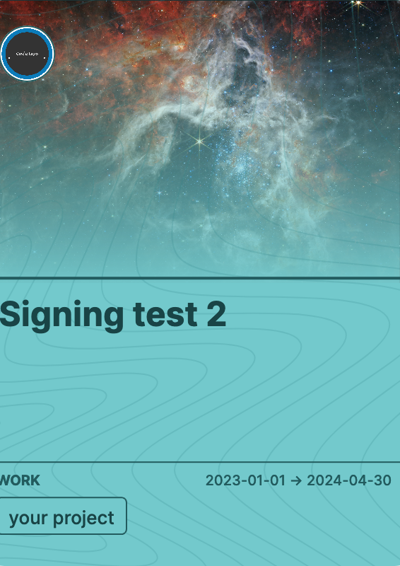 Signing test 2