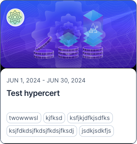 Test hypercert