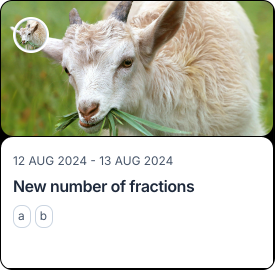 New number of fractions