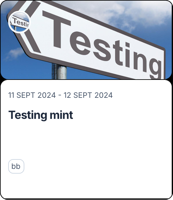 Testing mint