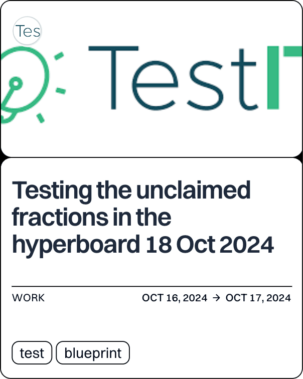 Testing the unclaimed fractions in the hyperboard 18 Oct 2024