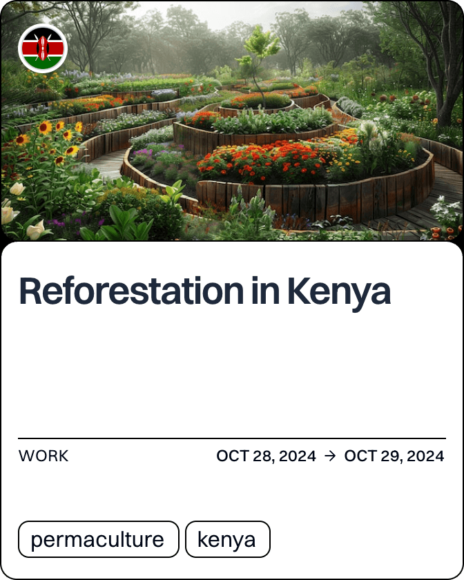 Reforestation in Kenya