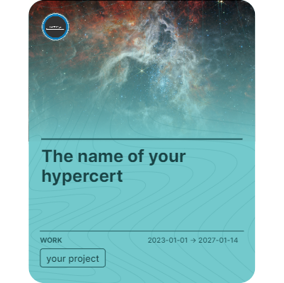 The name of your hypercert