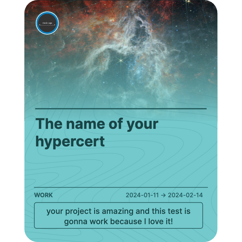 The name of your hypercert