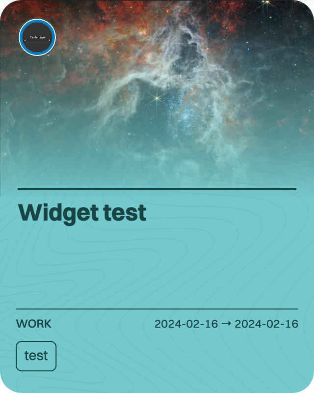 Widget test