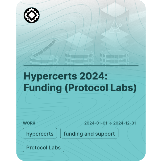 Hypercerts 2024: Funding (Protocol Labs)